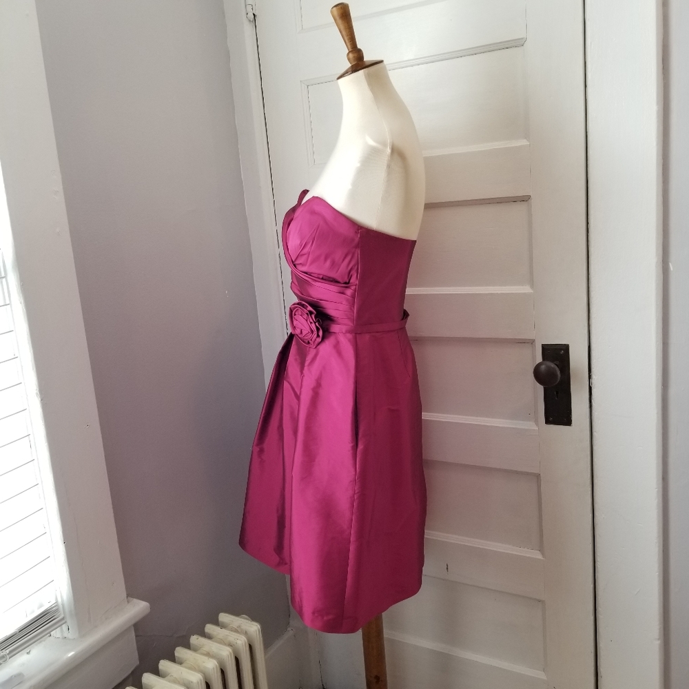 Alfred Sung Fruit Punch Strapless Dress, Size 8 - Picture 4 of 11